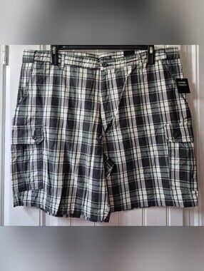 Mens Plus Vintage  George Classics Plaid Shorts Size 42 New With Tags